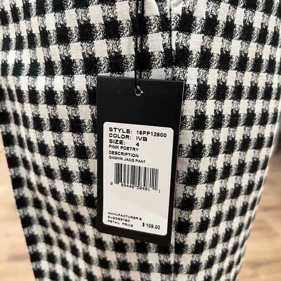 ADRIANNA PAPELL Jacquard Pants Size 4 - Picture 16 of 16